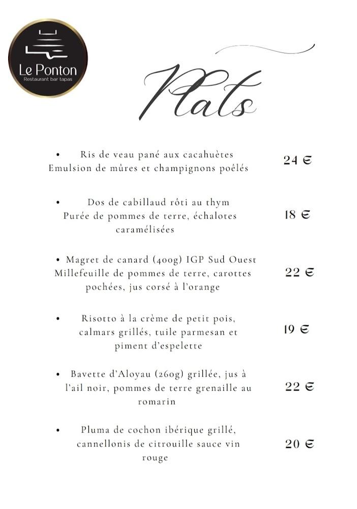 Le Ponton - Menu Image 4